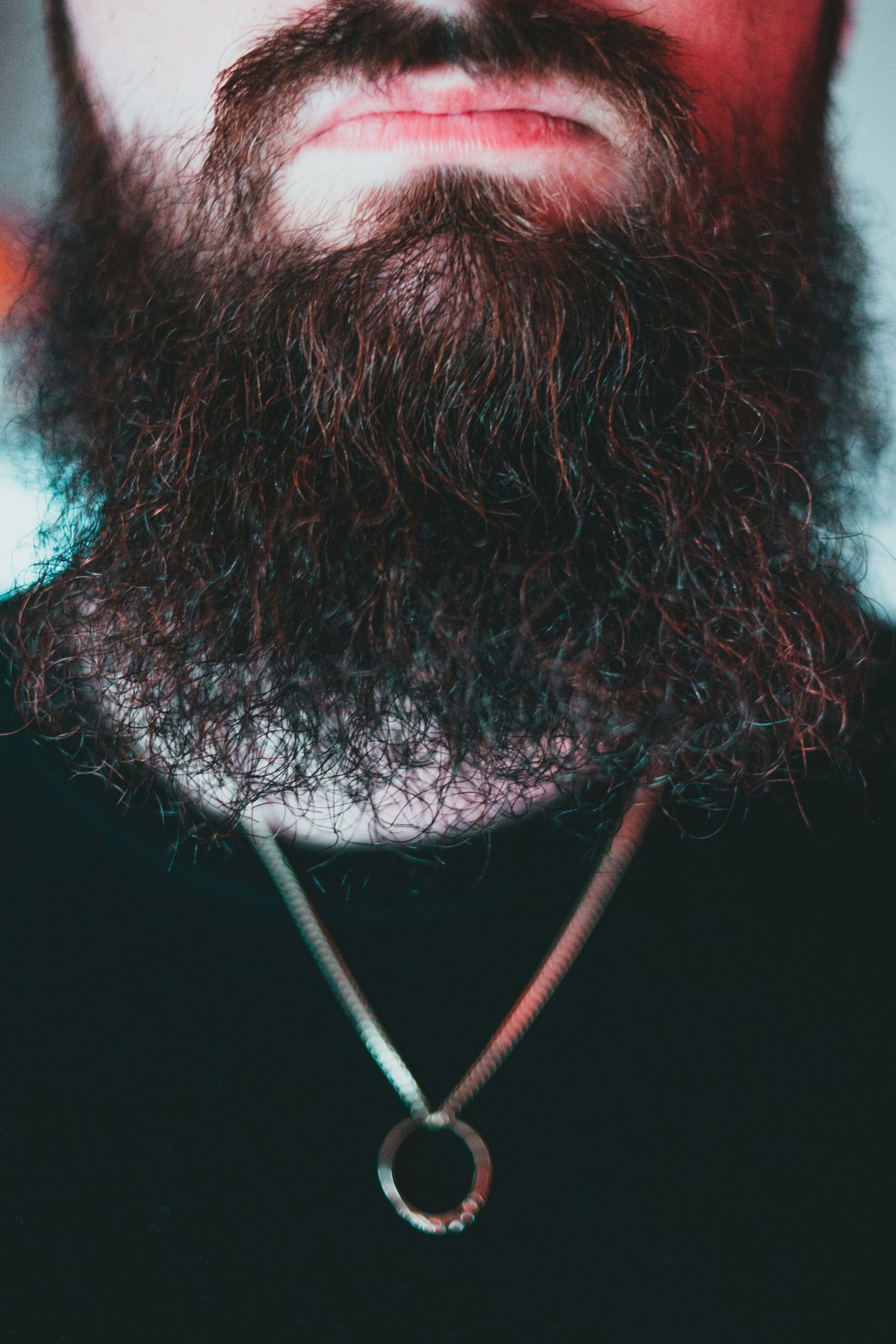 Full thick beard style