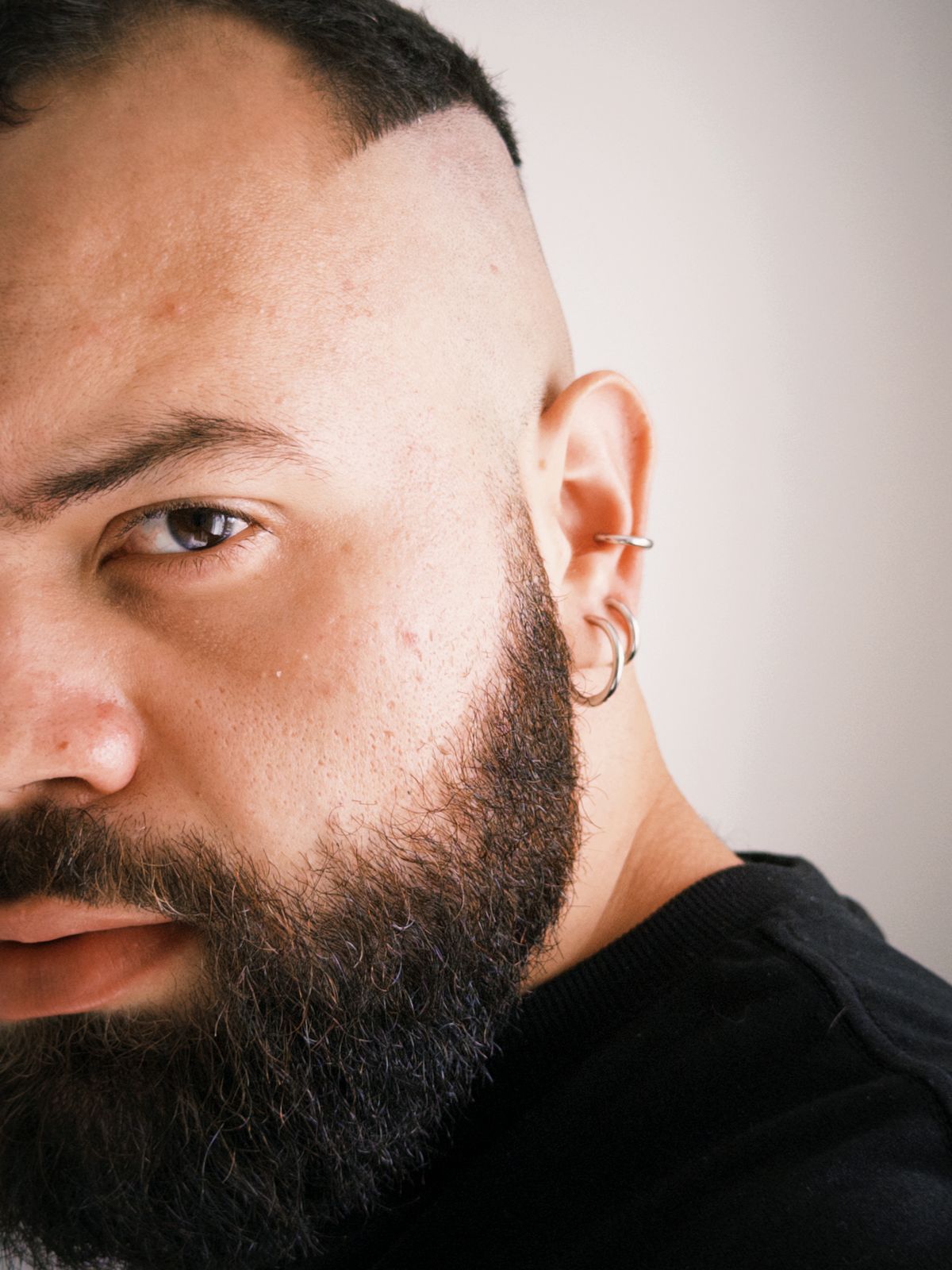 Beard line-up style