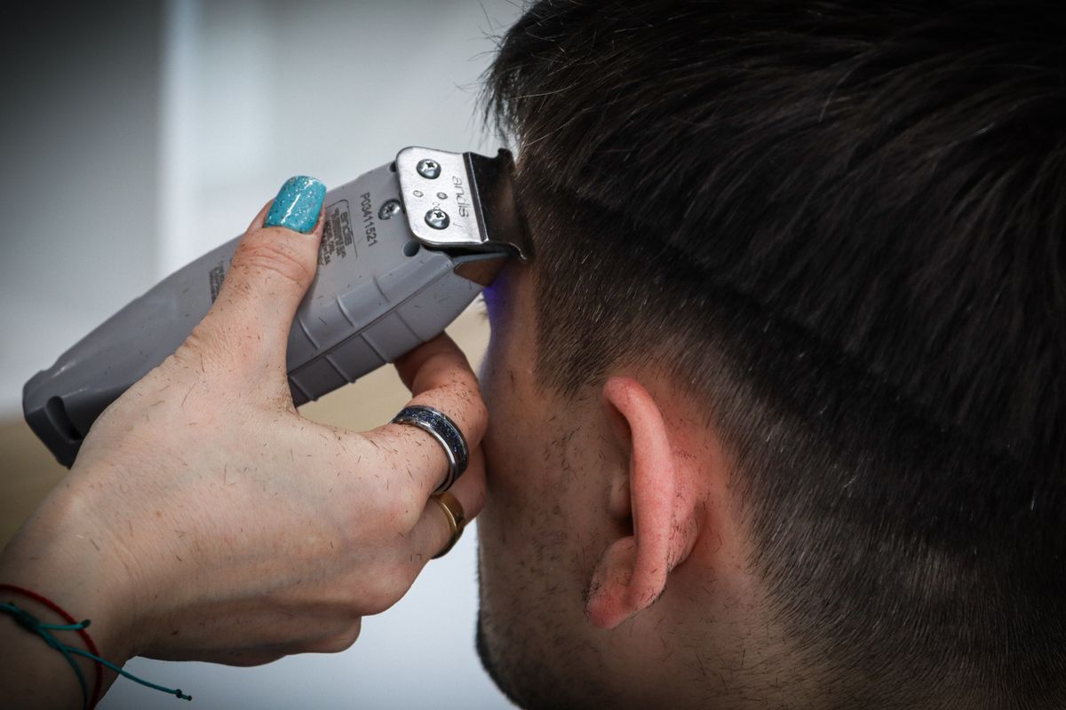 Precision fade haircut