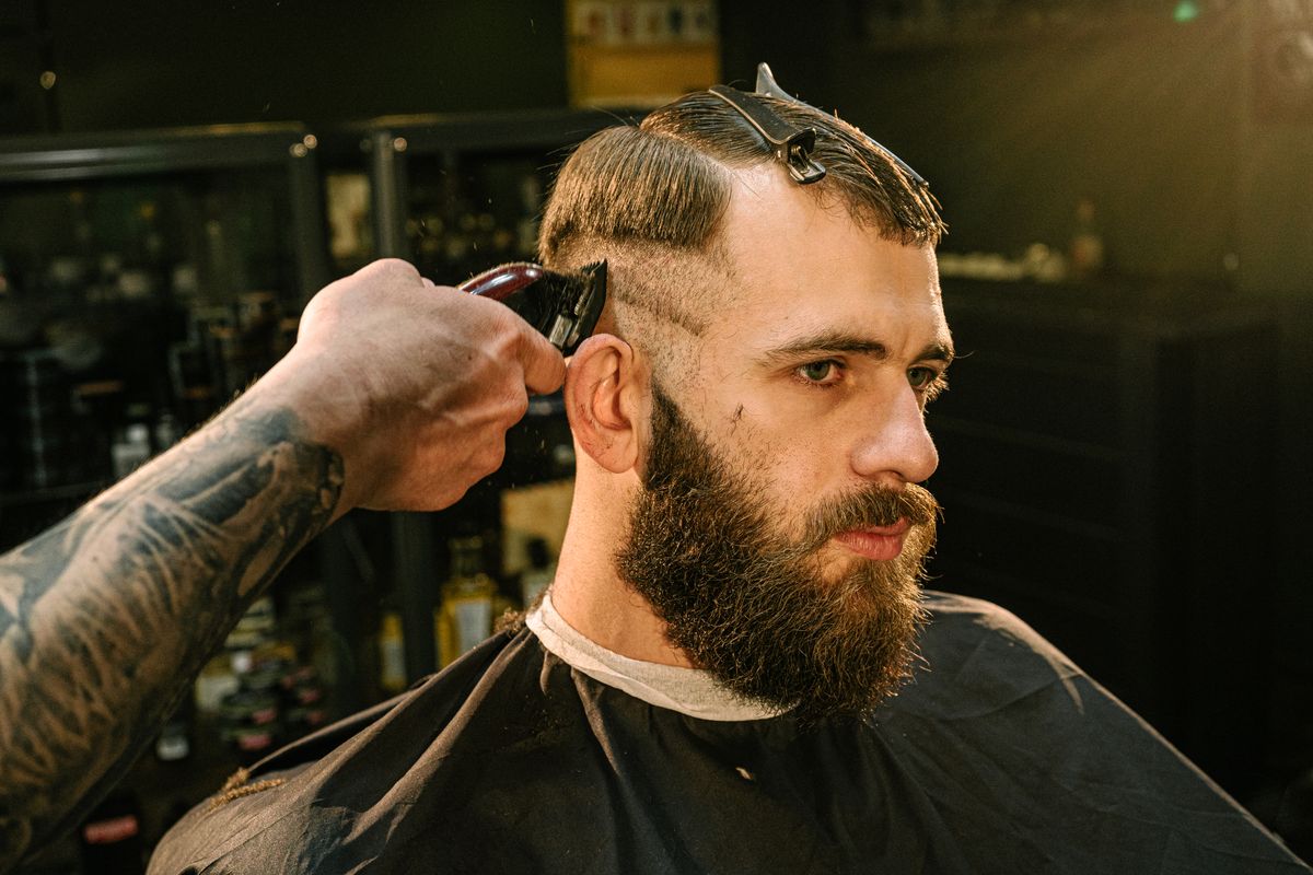 Classic barbershop haircut