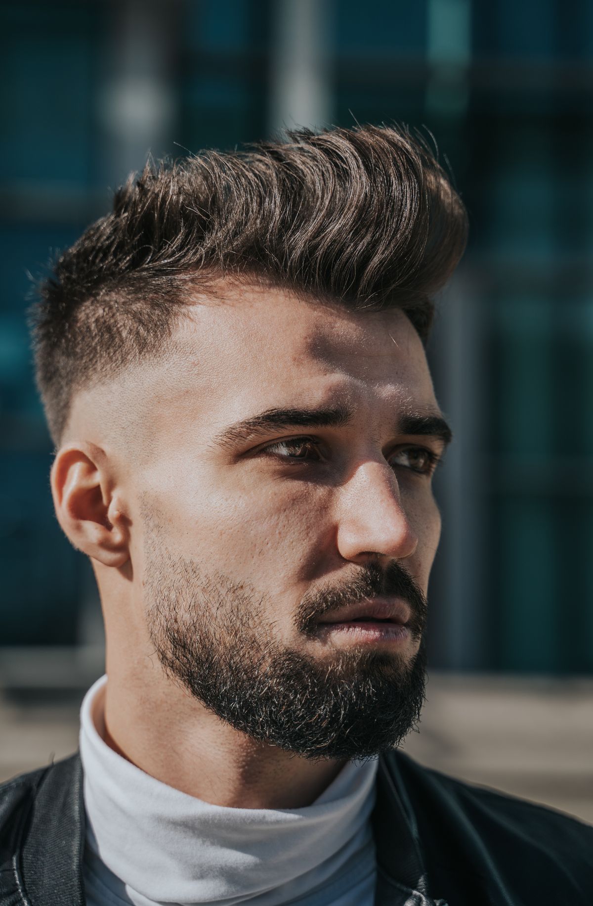 Fade haircut style